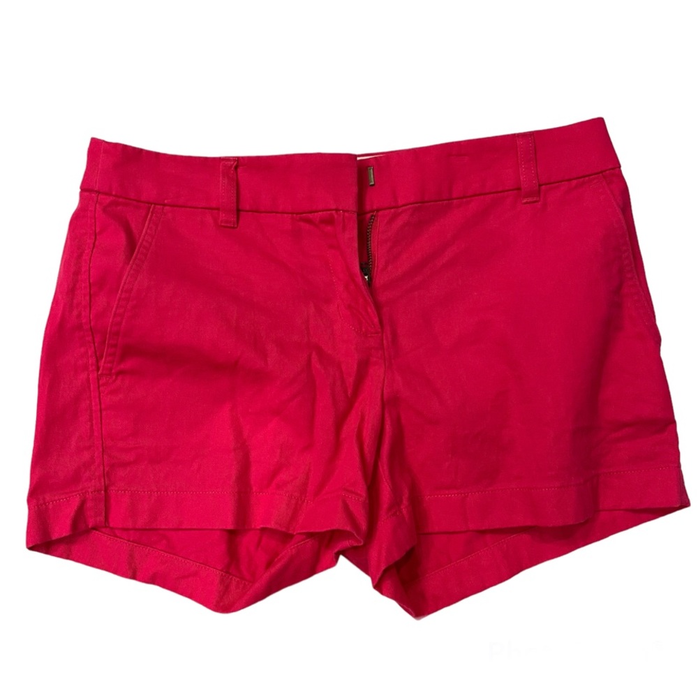 J. Crew Hot Pink Chino Shorts Sz 2